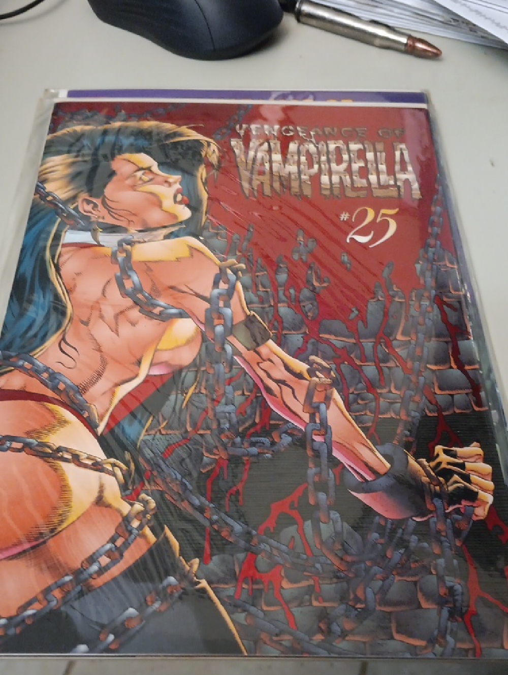 Vengeance of Vampirella #25 Comic Book - Red Cover Hollogram
